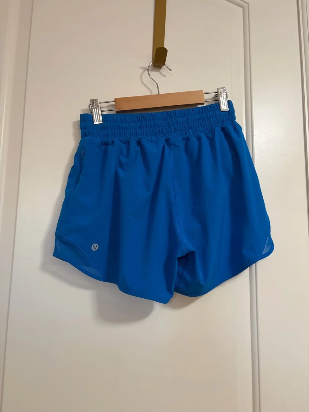 🍋🏃🏽‍♀️Lululemon Hotty Hot Bright Blue Running Athletic Activewear Shorts🧘🏽‍♀️🍋